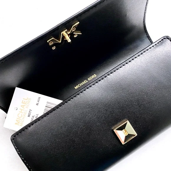 NEW MICHAEL KORS Large Black Leather Wallet - Picture 4 of 10